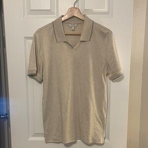 Banana Republic Beige Polo Shirt